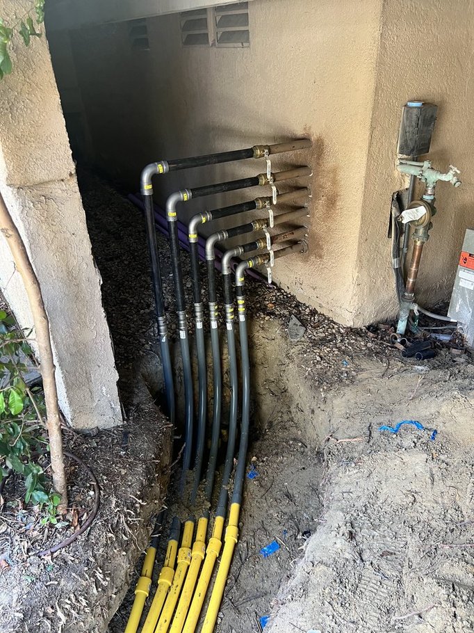 plumbing lines
